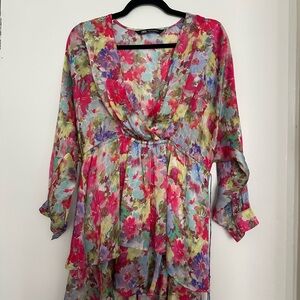 Zara Multicolor Floral Dress